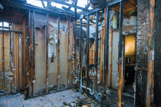 Professional Emergency Fire Cleanup technician working in Bluemont, VA